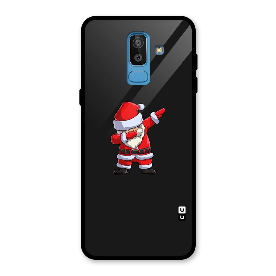 Cool Santa Dab Glass Back Case for Galaxy J8