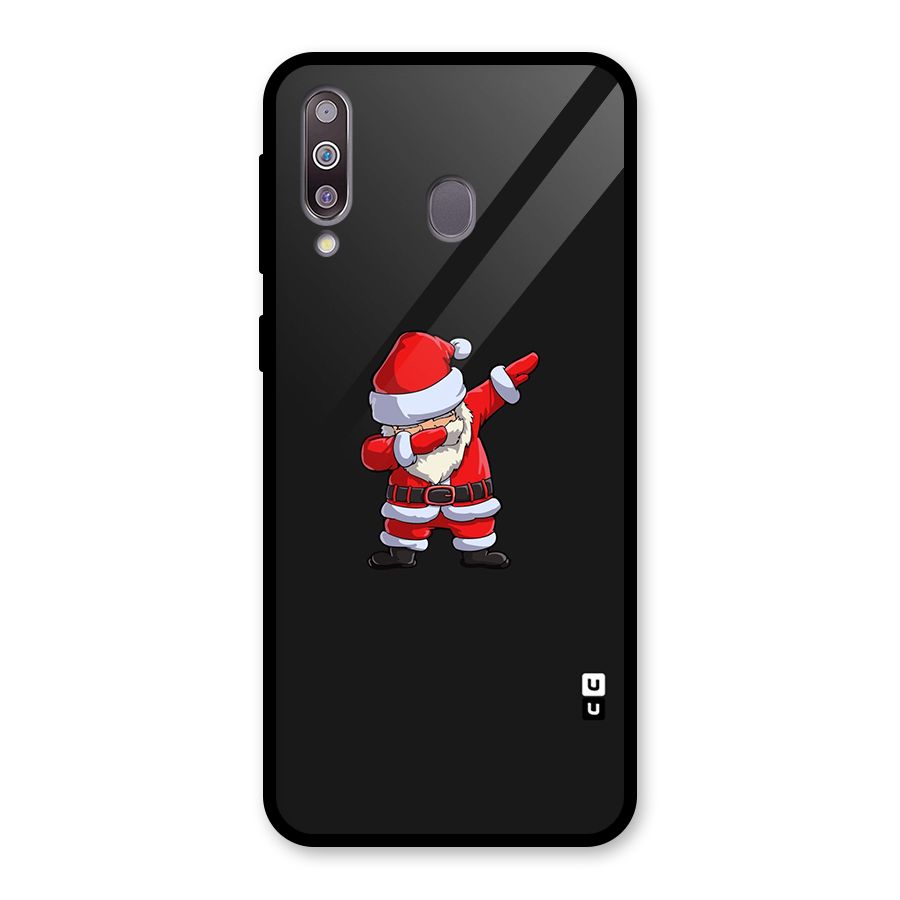 Cool Santa Dab Glass Back Case for Galaxy M30