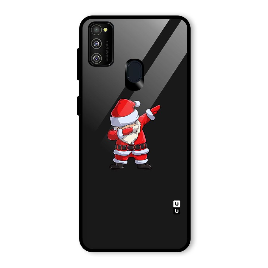 Cool Santa Dab Glass Back Case for Galaxy M30s