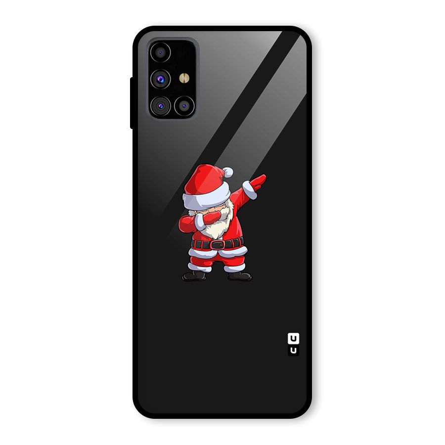 Cool Santa Dab Glass Back Case for Galaxy M31s