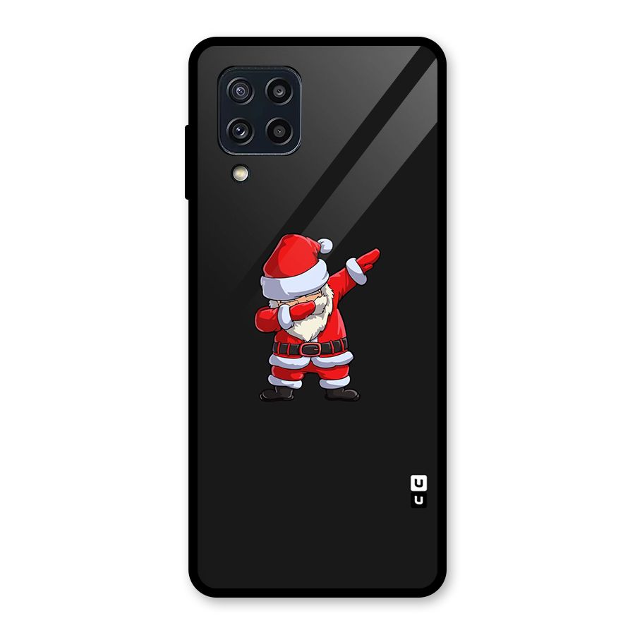 Cool Santa Dab Glass Back Case for Galaxy M32