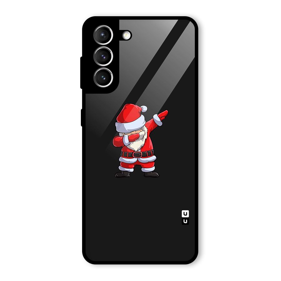 Cool Santa Dab Glass Back Case for Galaxy S21 5G