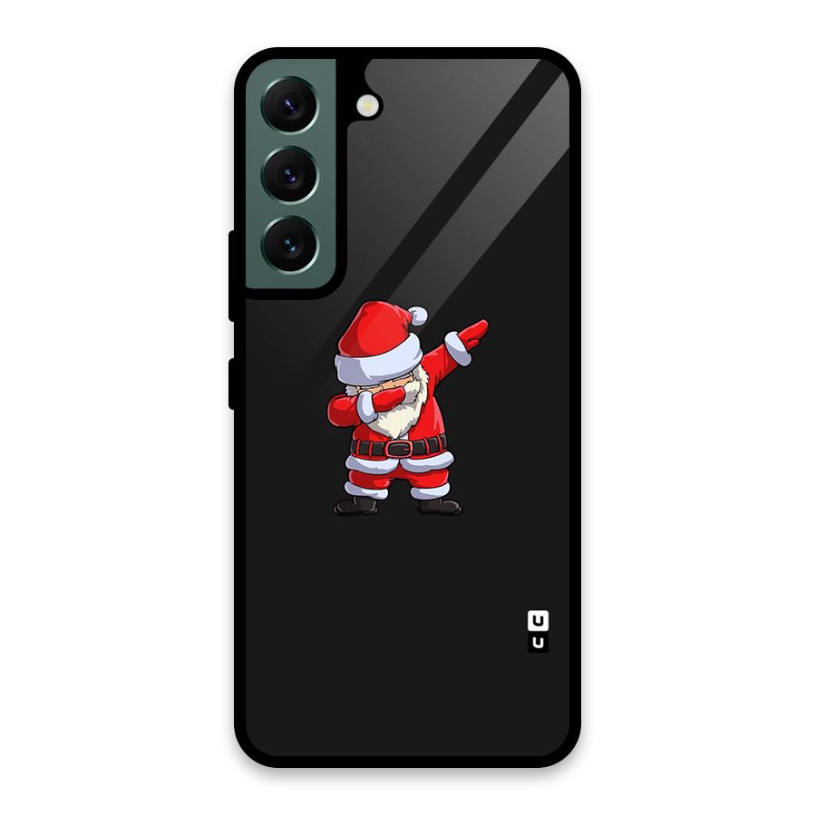 Cool Santa Dab Glass Back Case for Galaxy S22 5G