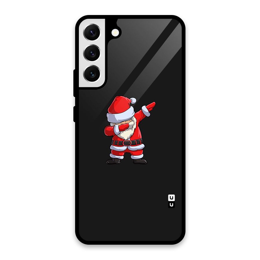 Cool Santa Dab Glass Back Case for Galaxy S22 Plus 5G