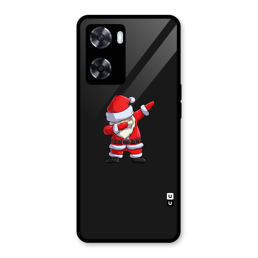 Cool Santa Dab Glass Back Case for Oppo A77