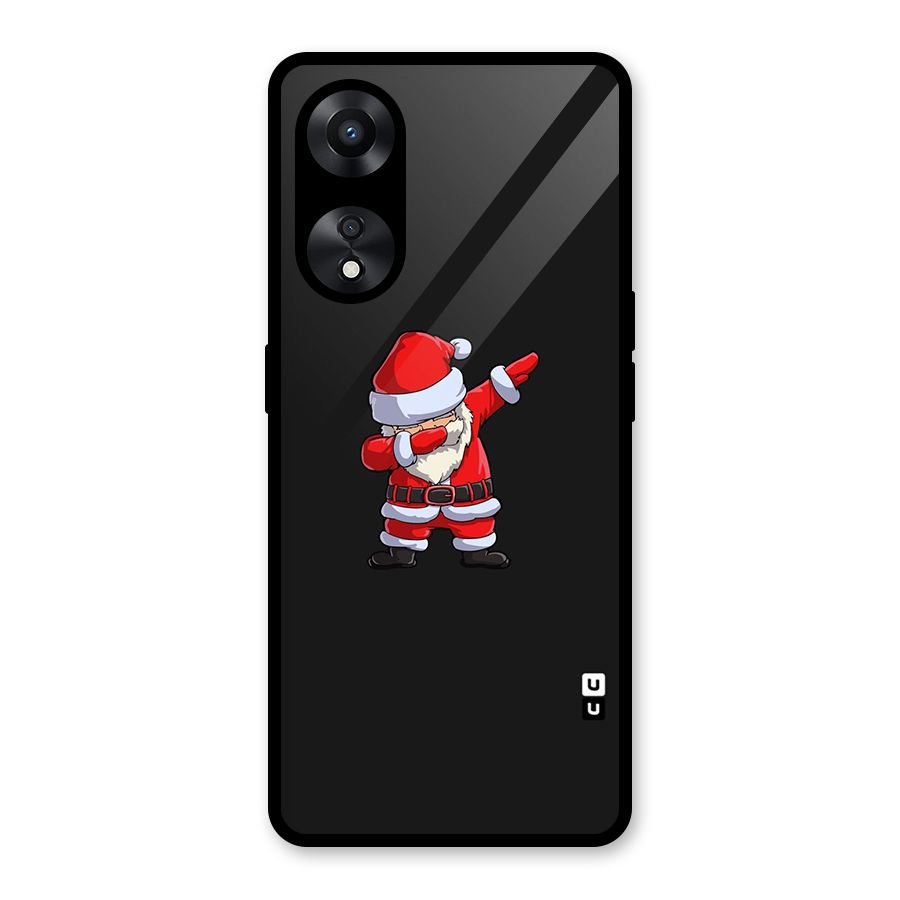 Cool Santa Dab Glass Back Case for Oppo A78