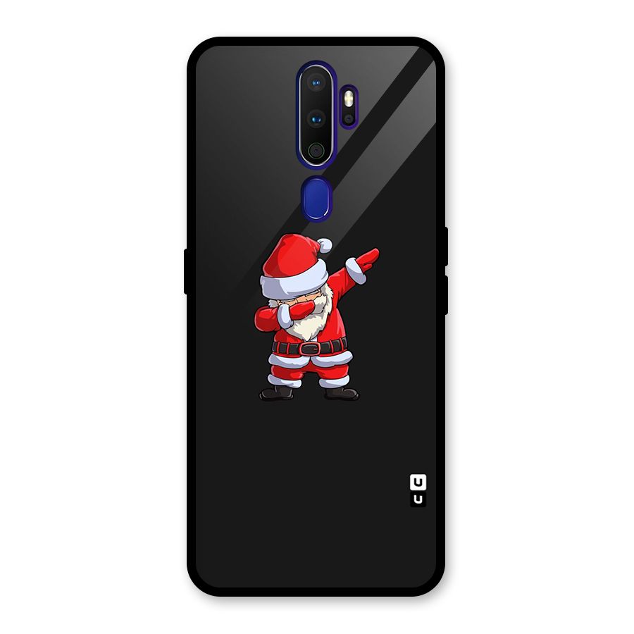 Cool Santa Dab Glass Back Case for Oppo A9 (2020)