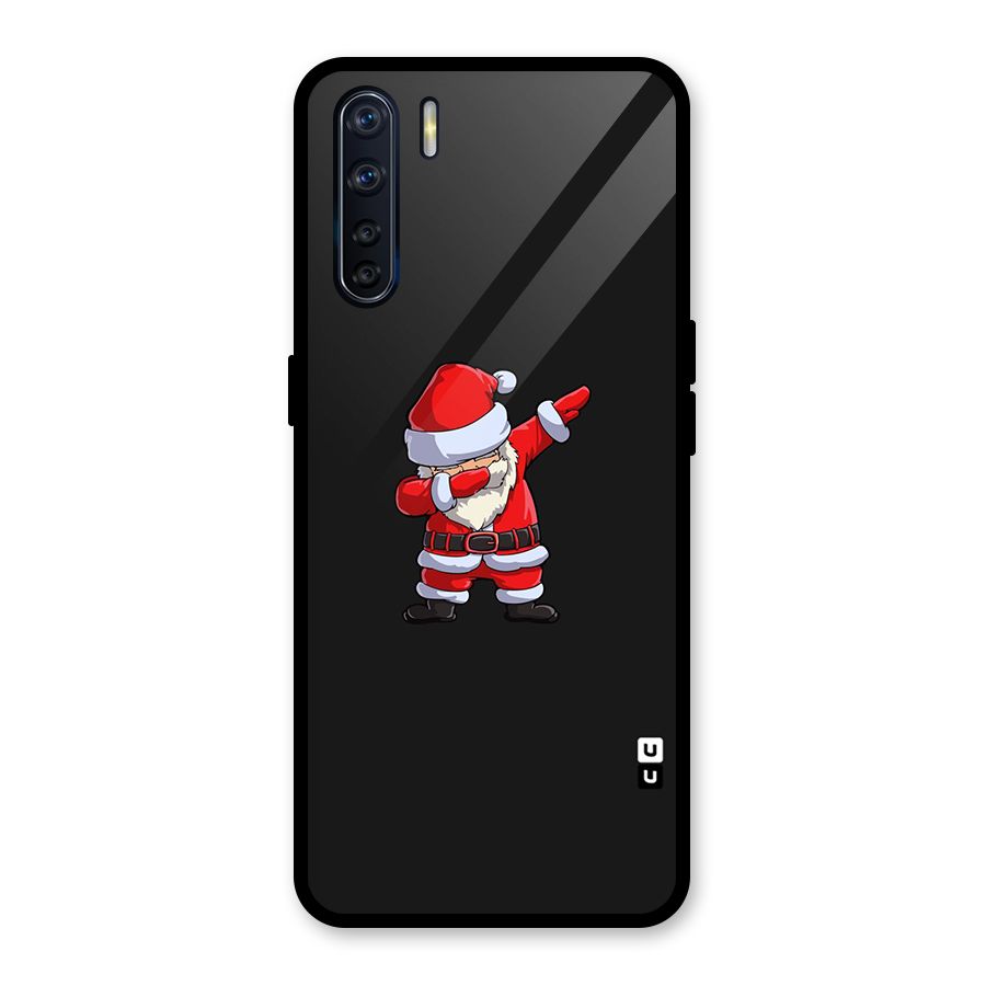 Cool Santa Dab Glass Back Case for Oppo F15