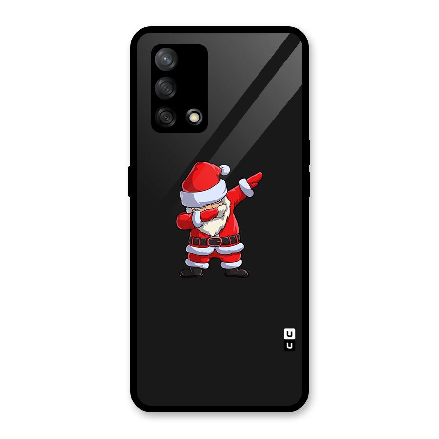 Cool Santa Dab Glass Back Case for Oppo F19