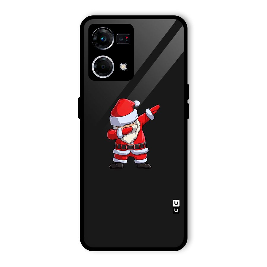 Cool Santa Dab Glass Back Case for Oppo F21 Pro 4G