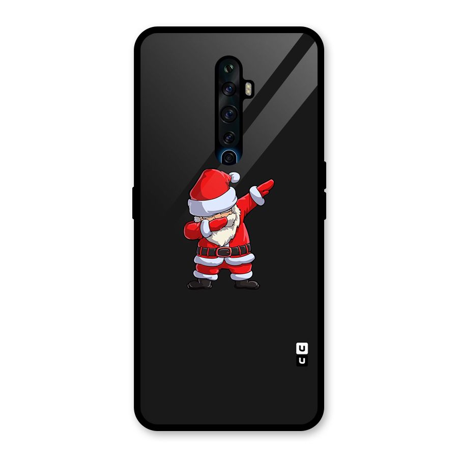Cool Santa Dab Glass Back Case for Oppo Reno2 F