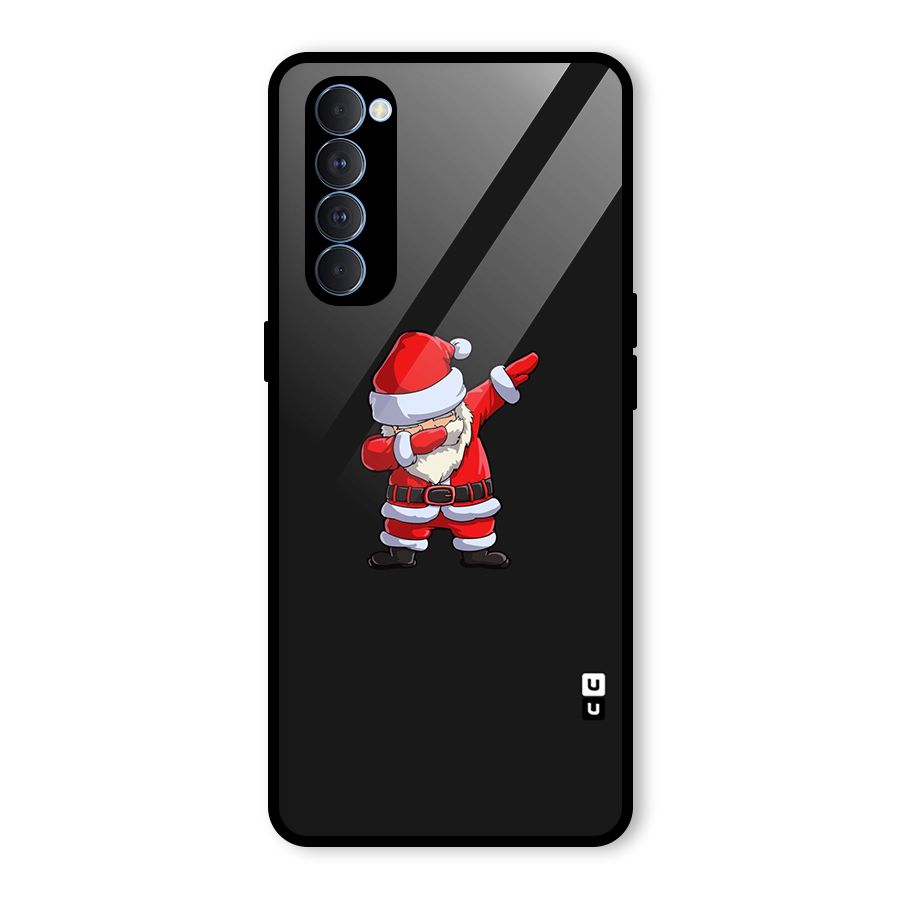 Cool Santa Dab Glass Back Case for Oppo Reno4 Pro