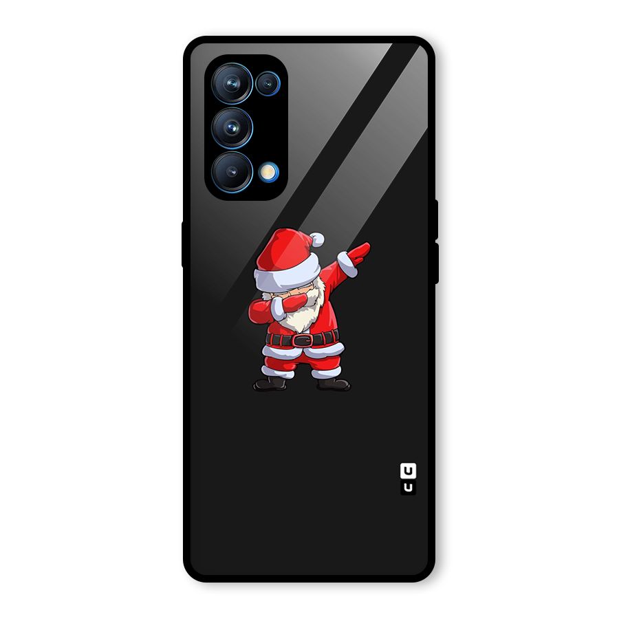 Cool Santa Dab Glass Back Case for Oppo Reno5 Pro 5G