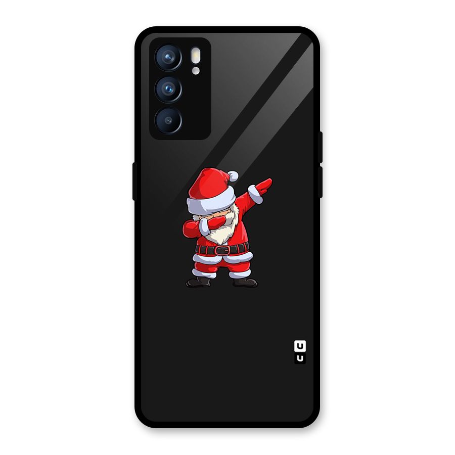 Cool Santa Dab Glass Back Case for Oppo Reno6 5G