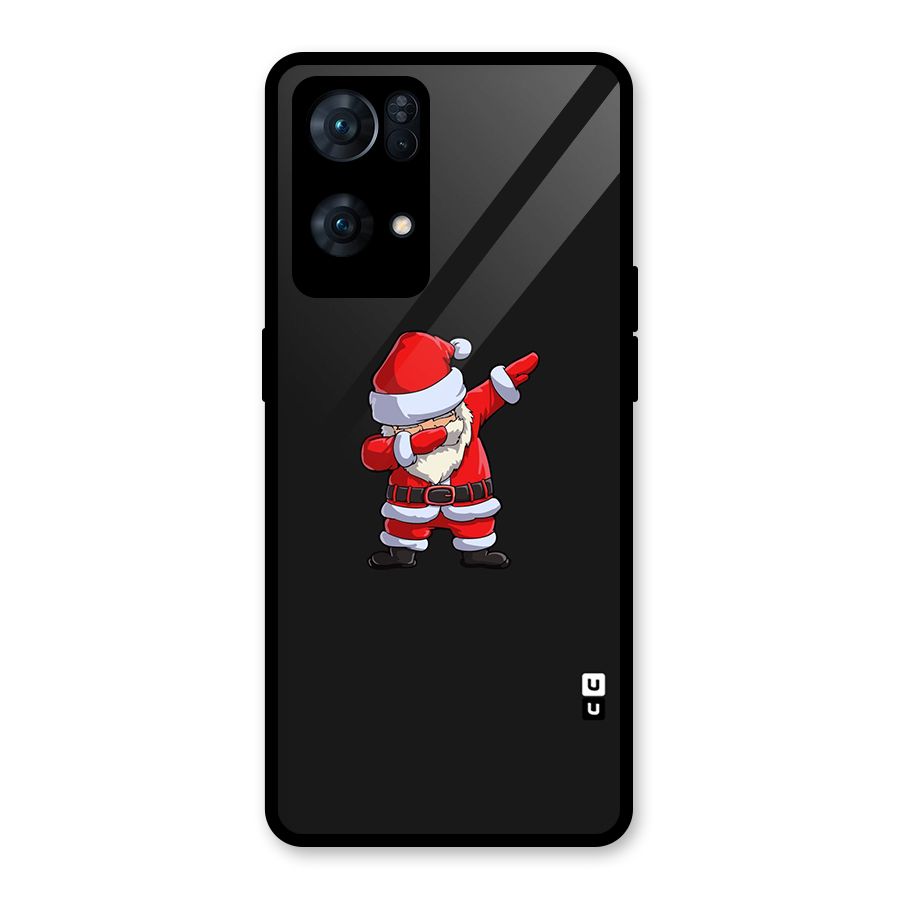 Cool Santa Dab Glass Back Case for Oppo Reno7 Pro 5G