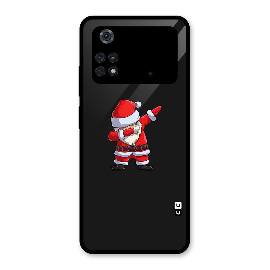 Cool Santa Dab Glass Back Case for Poco M4 Pro 4G