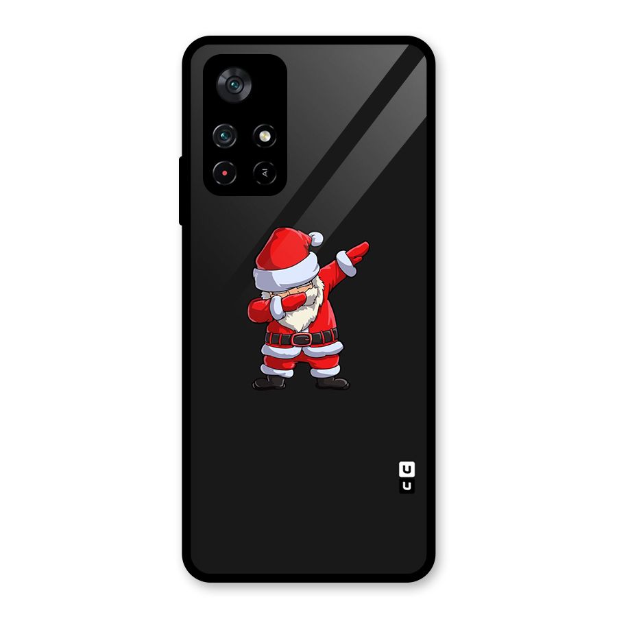Cool Santa Dab Glass Back Case for Poco M4 Pro 5G