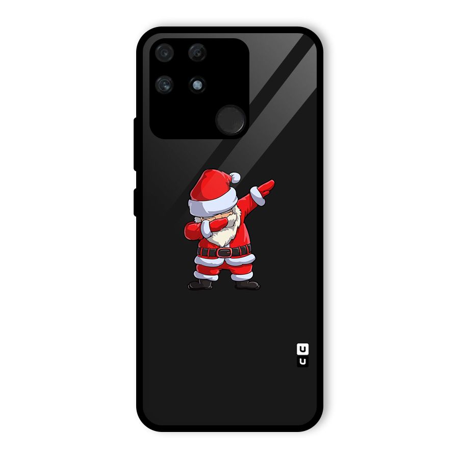 Cool Santa Dab Glass Back Case for Realme Narzo 50A