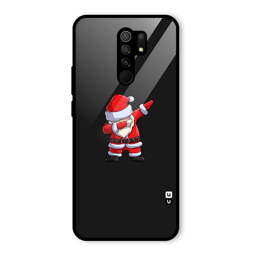 Cool Santa Dab Glass Back Case for Redmi 9 Prime