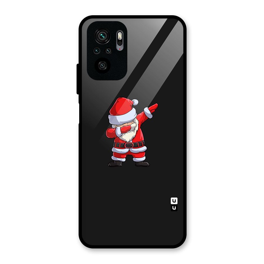 Cool Santa Dab Glass Back Case for Redmi Note 10S