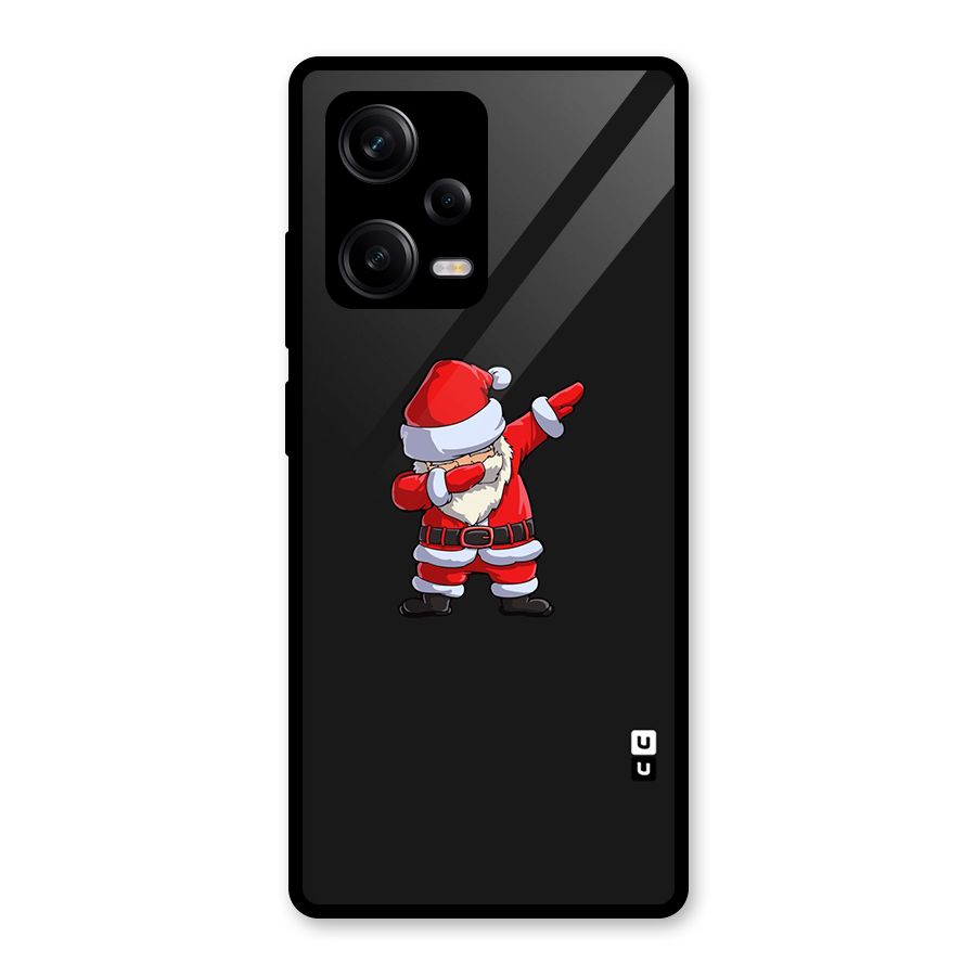Cool Santa Dab Glass Back Case for Redmi Note 12 Pro