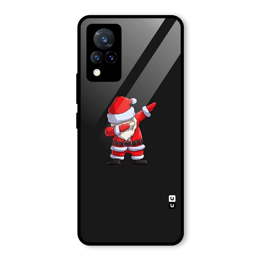 Cool Santa Dab Glass Back Case for Vivo V21 5G