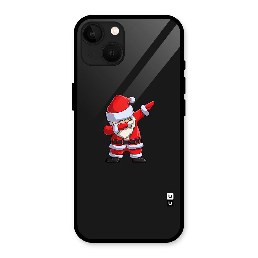 Cool Santa Dab Glass Back Case for iPhone 13