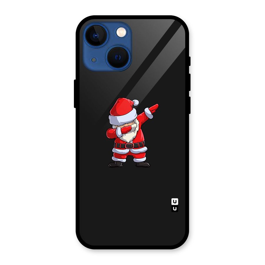 Cool Santa Dab Glass Back Case for iPhone 13 Mini