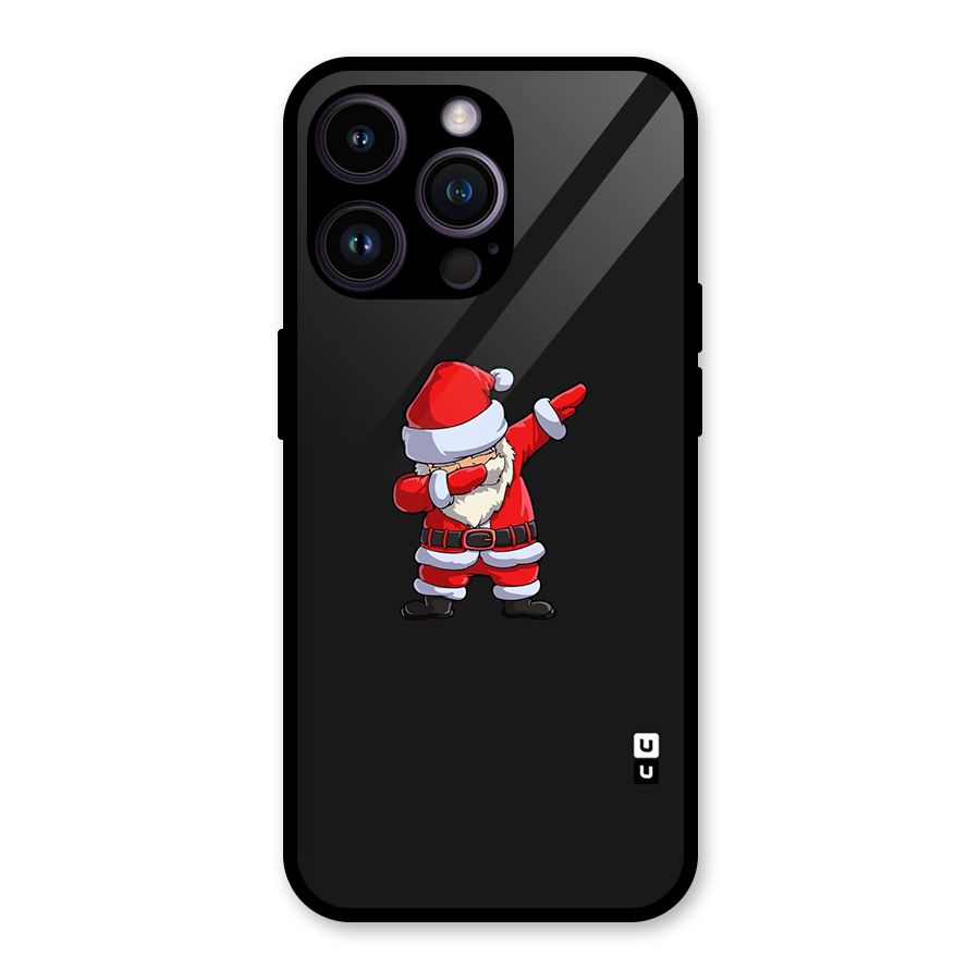 Cool Santa Dab Glass Back Case for iPhone 14 Pro Max