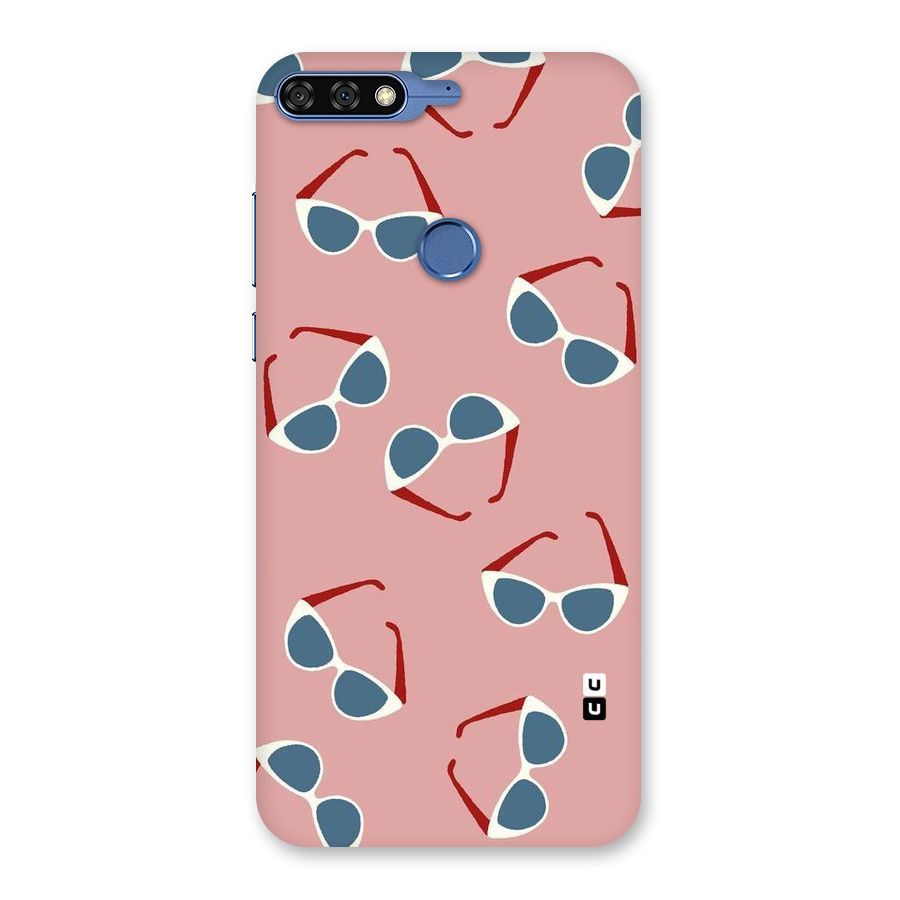 Cool Shades Pattern Back Case for Honor 7C