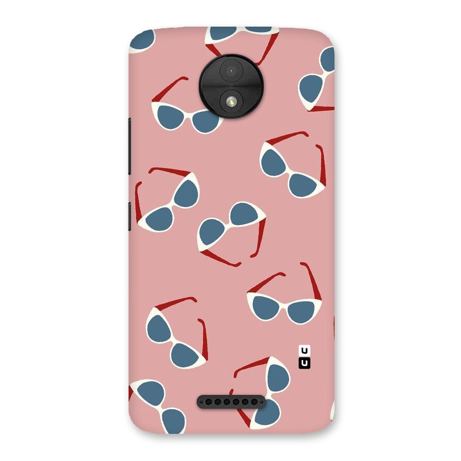 Cool Shades Pattern Back Case for Moto C