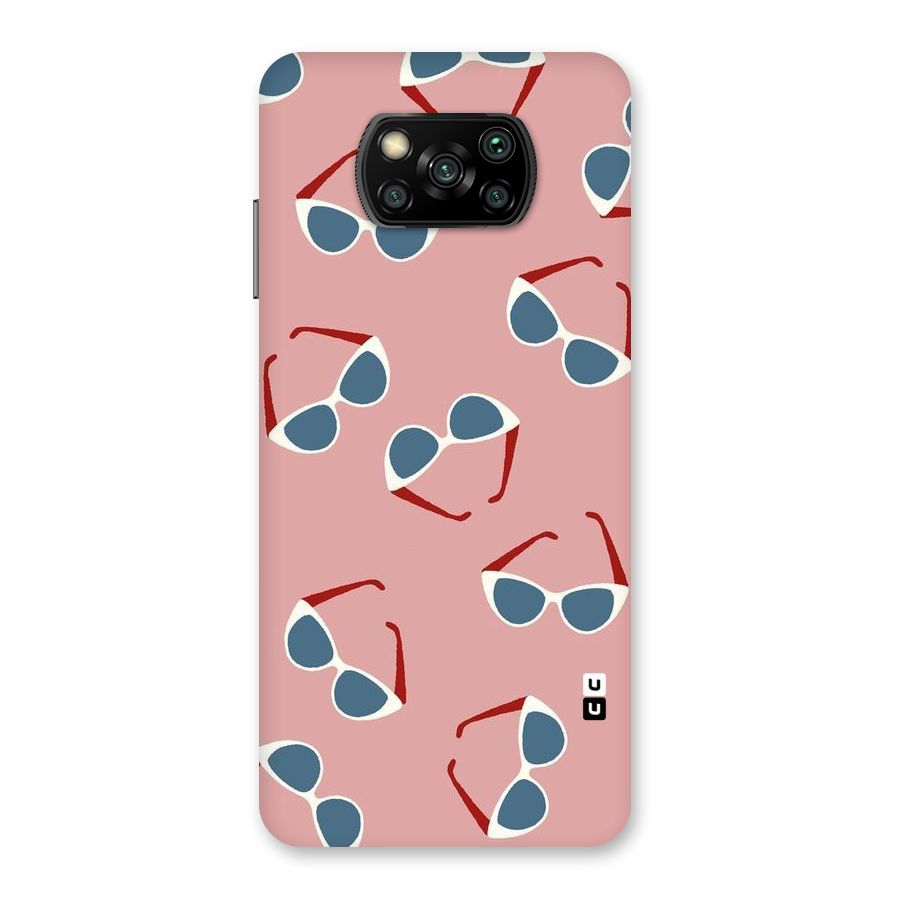 Cool Shades Pattern Back Case for Poco X3
