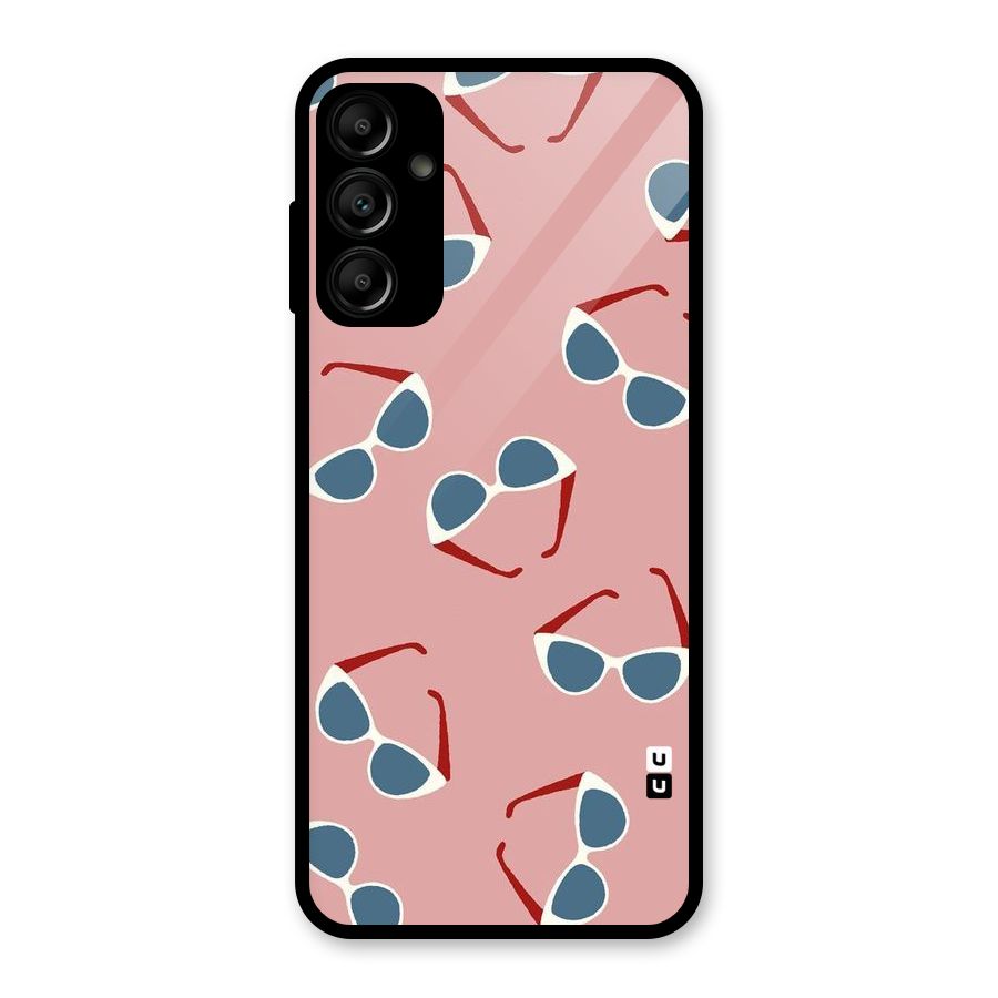 Cool Shades Pattern Glass Back Case for Galaxy A14 5G