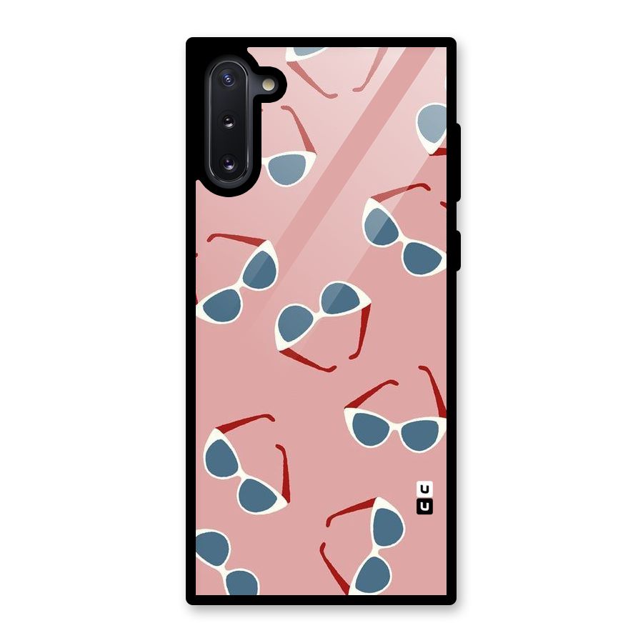 Cool Shades Pattern Glass Back Case for Galaxy Note 10