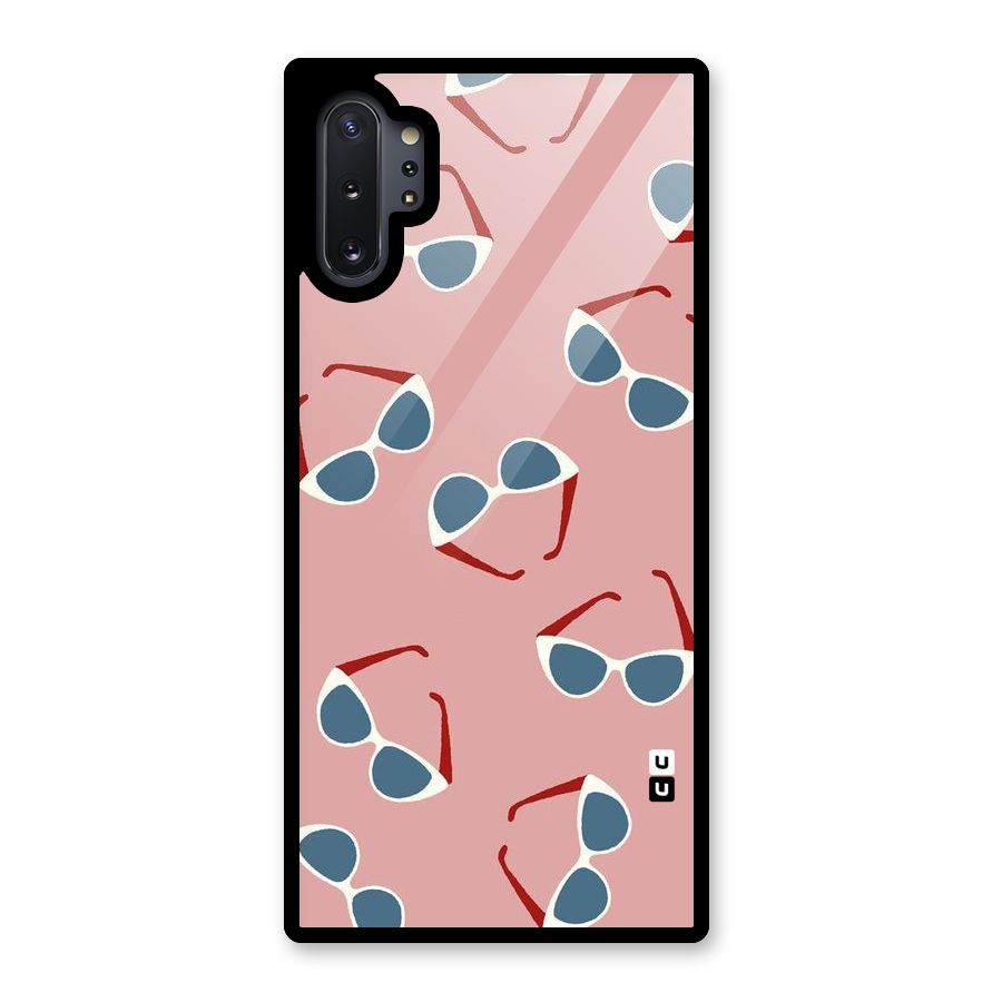 Cool Shades Pattern Glass Back Case for Galaxy Note 10 Plus