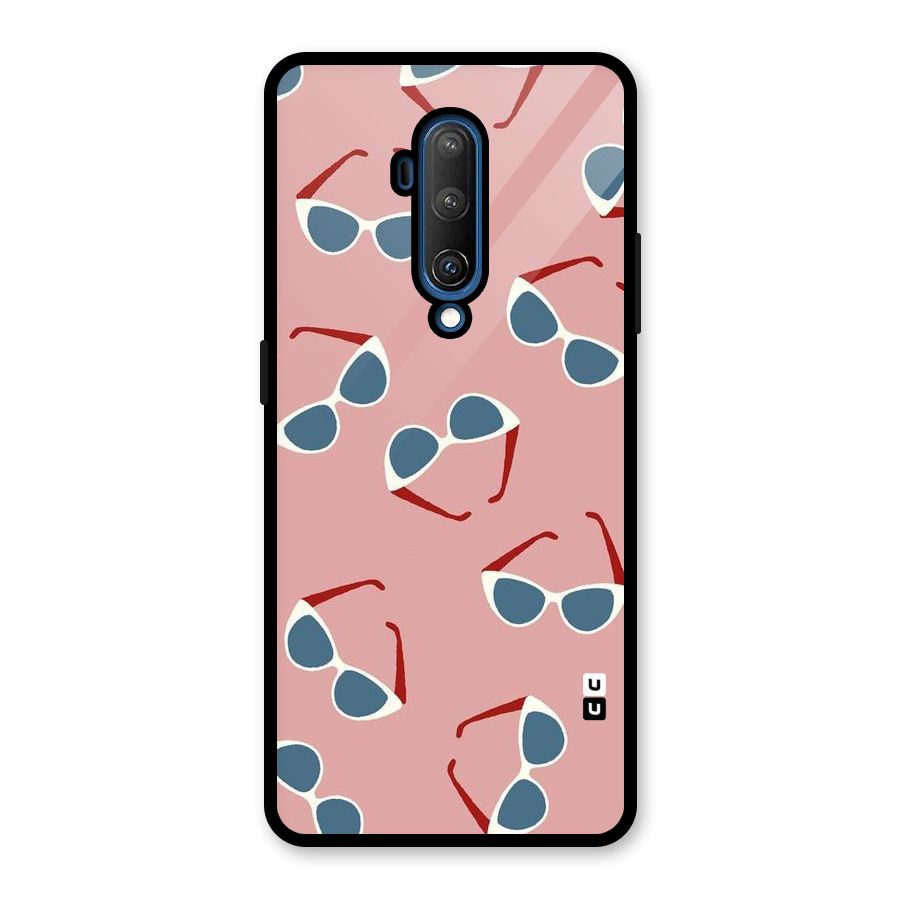 Cool Shades Pattern Glass Back Case for OnePlus 7T Pro