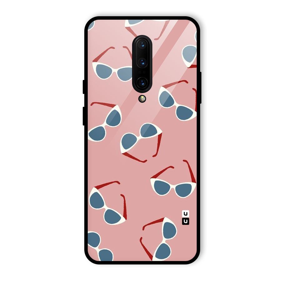 Cool Shades Pattern Glass Back Case for OnePlus 7 Pro