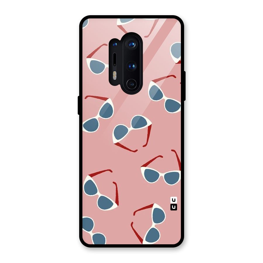 Cool Shades Pattern Glass Back Case for OnePlus 8 Pro
