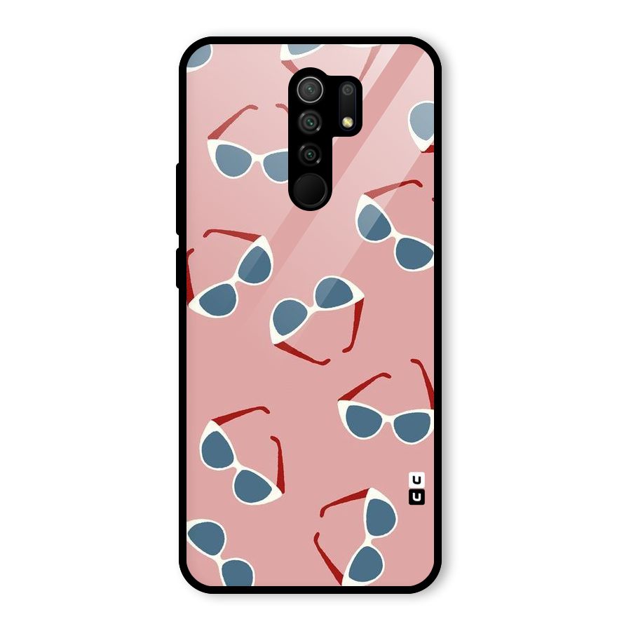 Cool Shades Pattern Glass Back Case for Poco M2