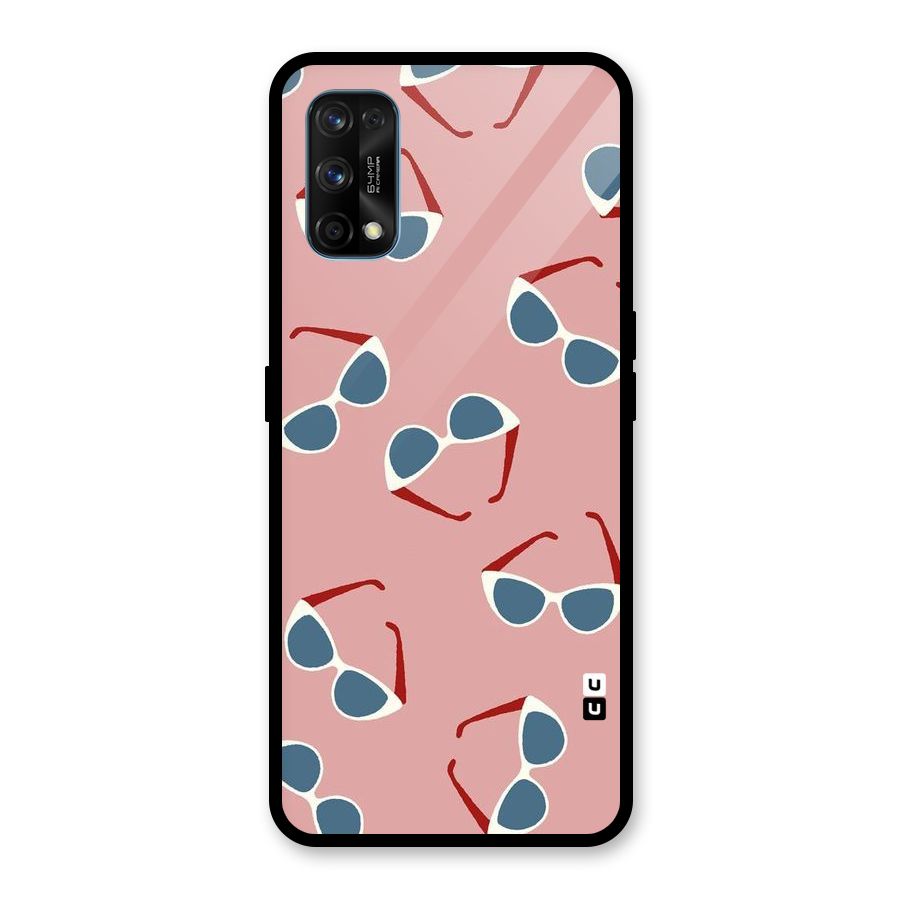 Cool Shades Pattern Glass Back Case for Realme 7 Pro