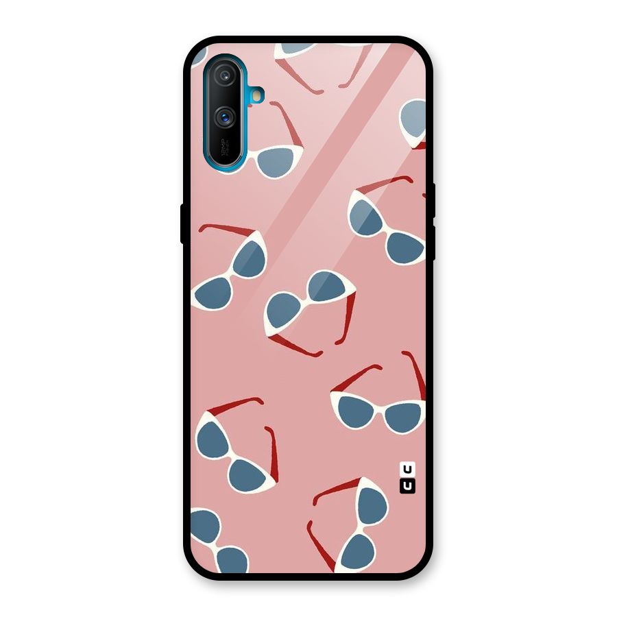 Cool Shades Pattern Glass Back Case for Realme C3