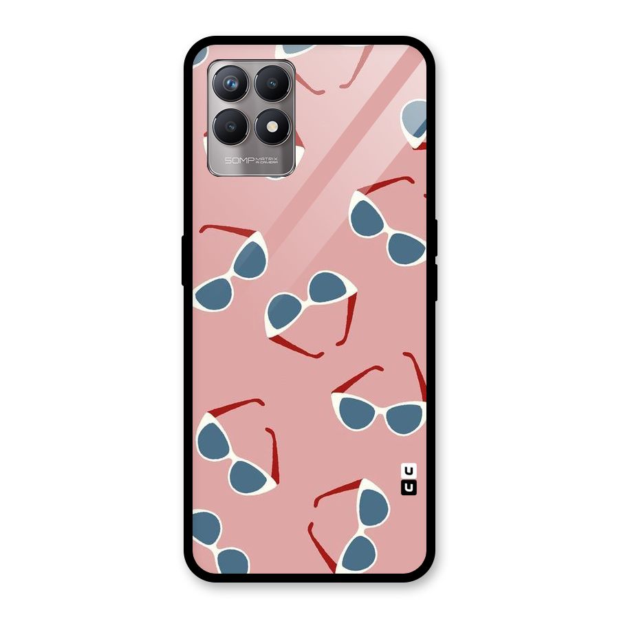 Cool Shades Pattern Glass Back Case for Realme Narzo 50