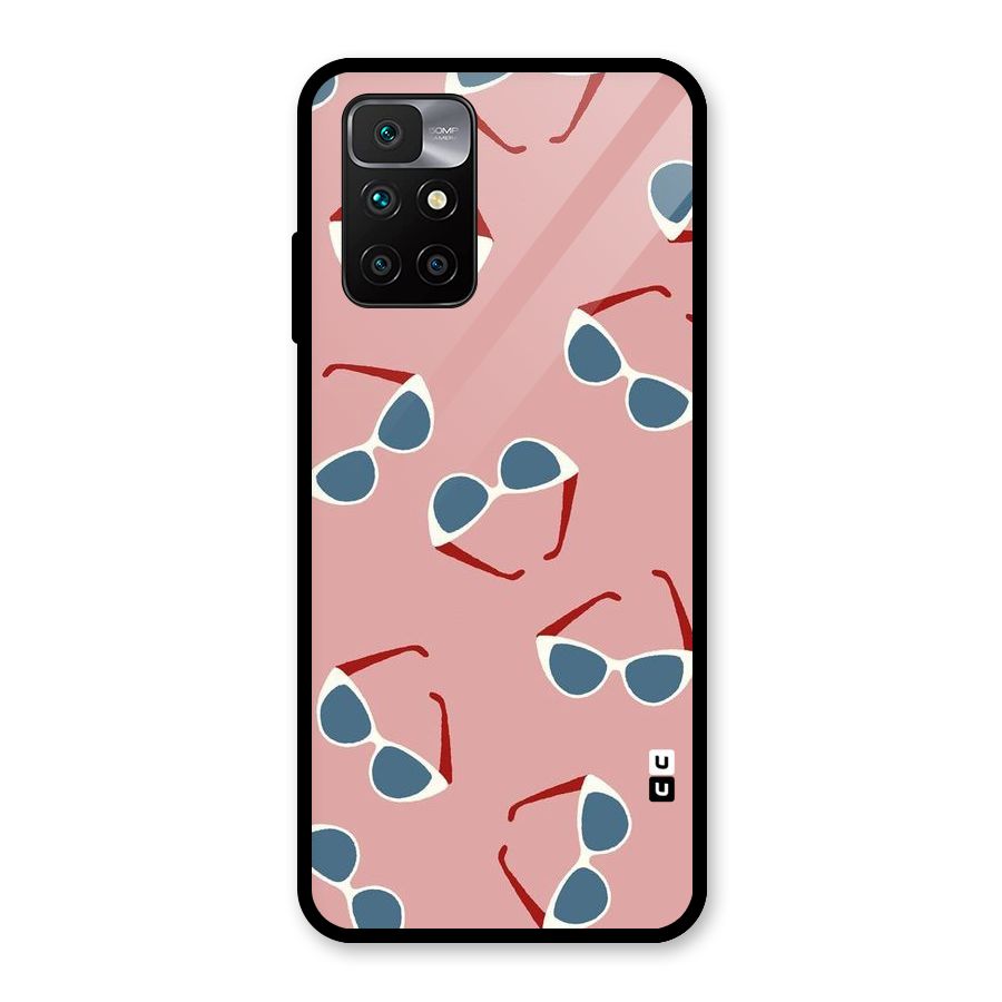 Cool Shades Pattern Glass Back Case for Redmi 10 Prime