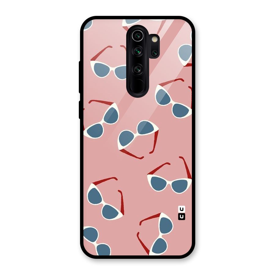 Cool Shades Pattern Glass Back Case for Redmi Note 8 Pro