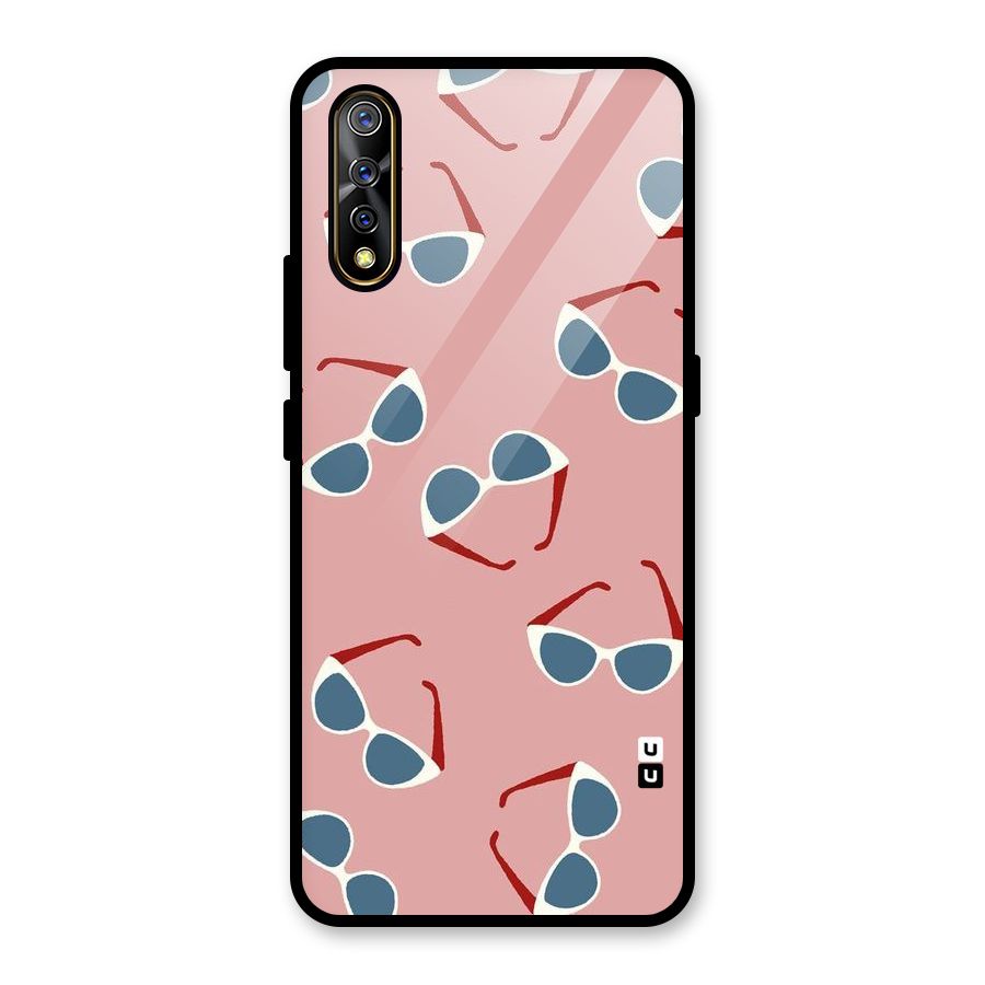 Cool Shades Pattern Glass Back Case for Vivo S1