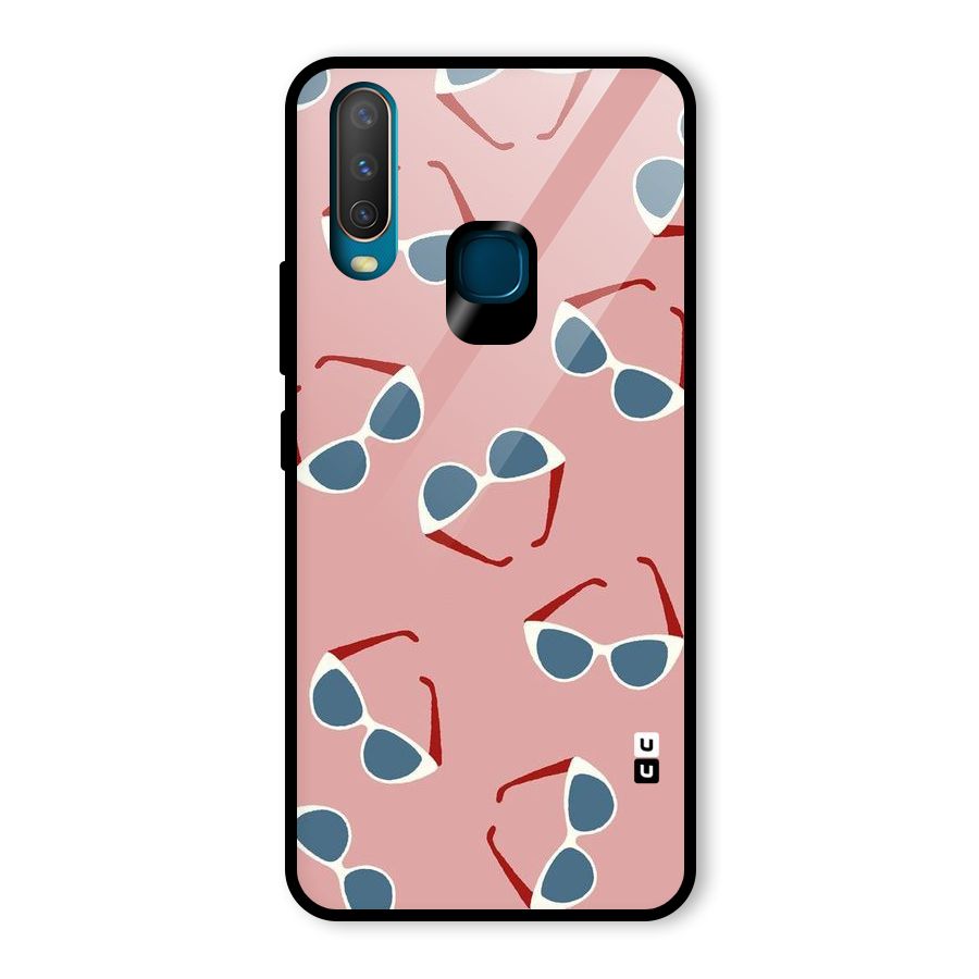 Cool Shades Pattern Glass Back Case for Vivo U10