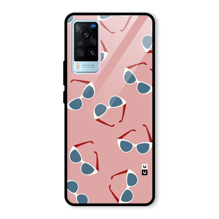 Cool Shades Pattern Glass Back Case for Vivo X60