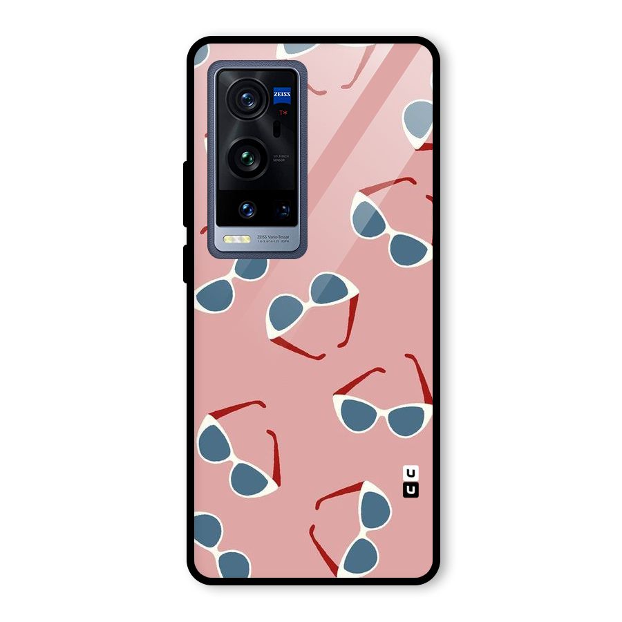 Cool Shades Pattern Glass Back Case for Vivo X60 Pro Plus