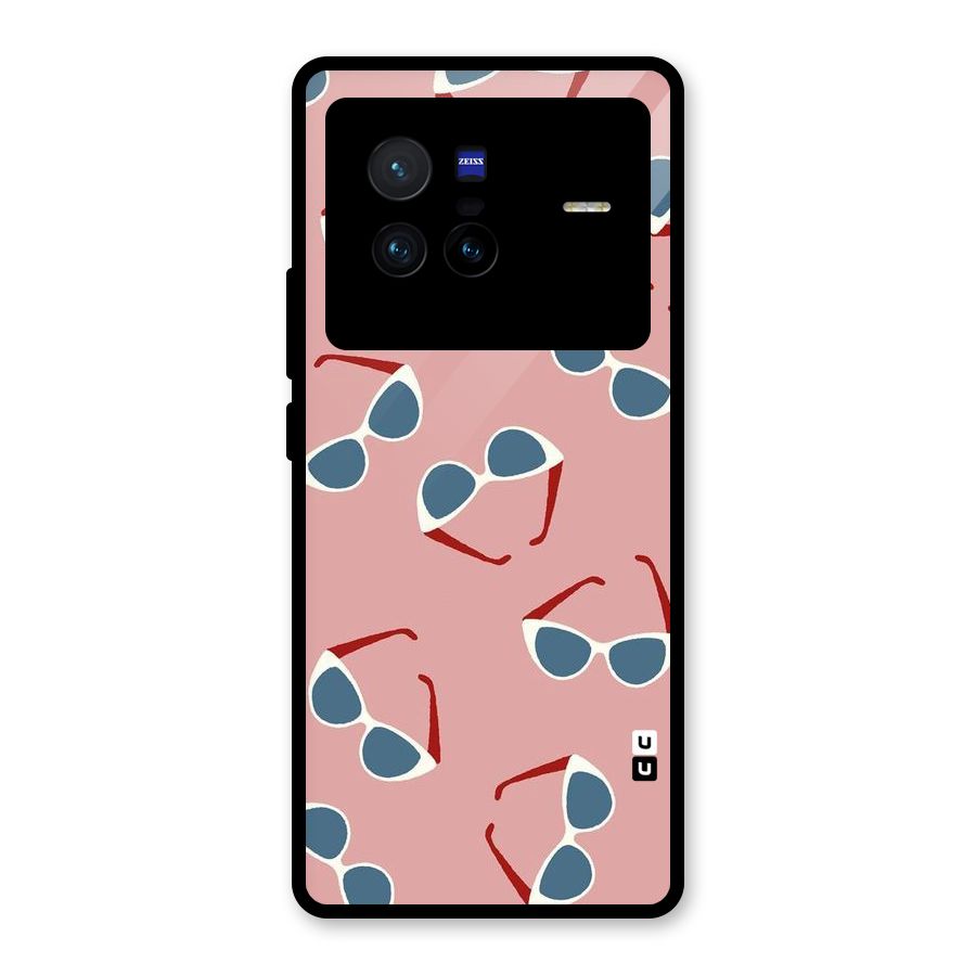 Cool Shades Pattern Glass Back Case for Vivo X80
