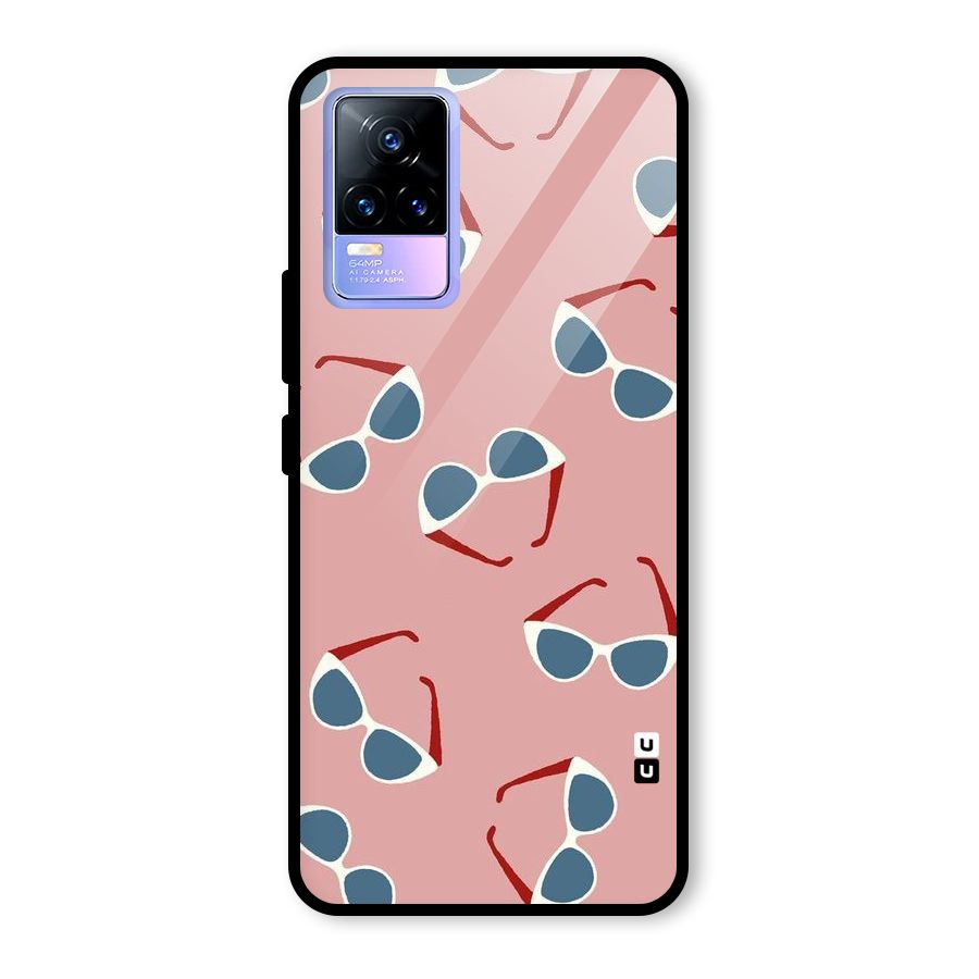 Cool Shades Pattern Glass Back Case for Vivo Y73